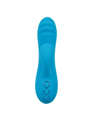 CALEXOTICS - SUNSET BEACH SEDUCER VIBRATEUR & STIMULATEUR 10 FONCTIONS BLEU