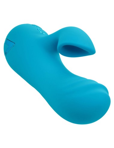 CALEXOTICS - SUNSET BEACH SEDUCER VIBRATEUR & STIMULATEUR 10 FONCTIONS BLEU