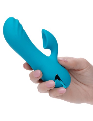 CALEXOTICS - SUNSET BEACH SEDUCER VIBRATEUR & STIMULATEUR 10 FONCTIONS BLEU