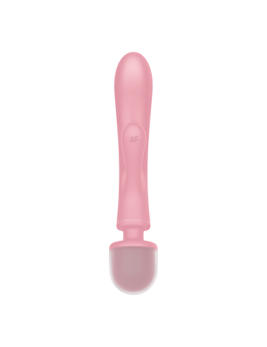 Triple lover Rabbit et Wand Satisfyer - Rose