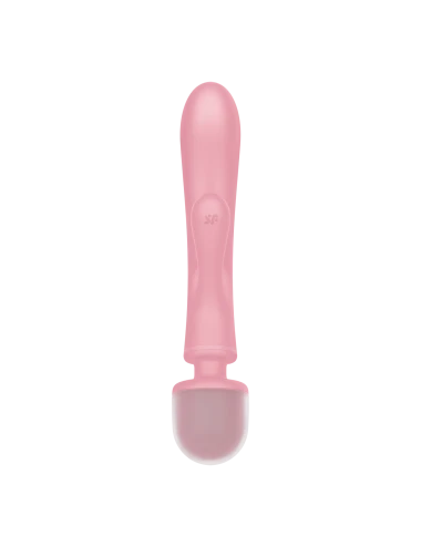 Triple lover Rabbit et Wand Satisfyer - Rose