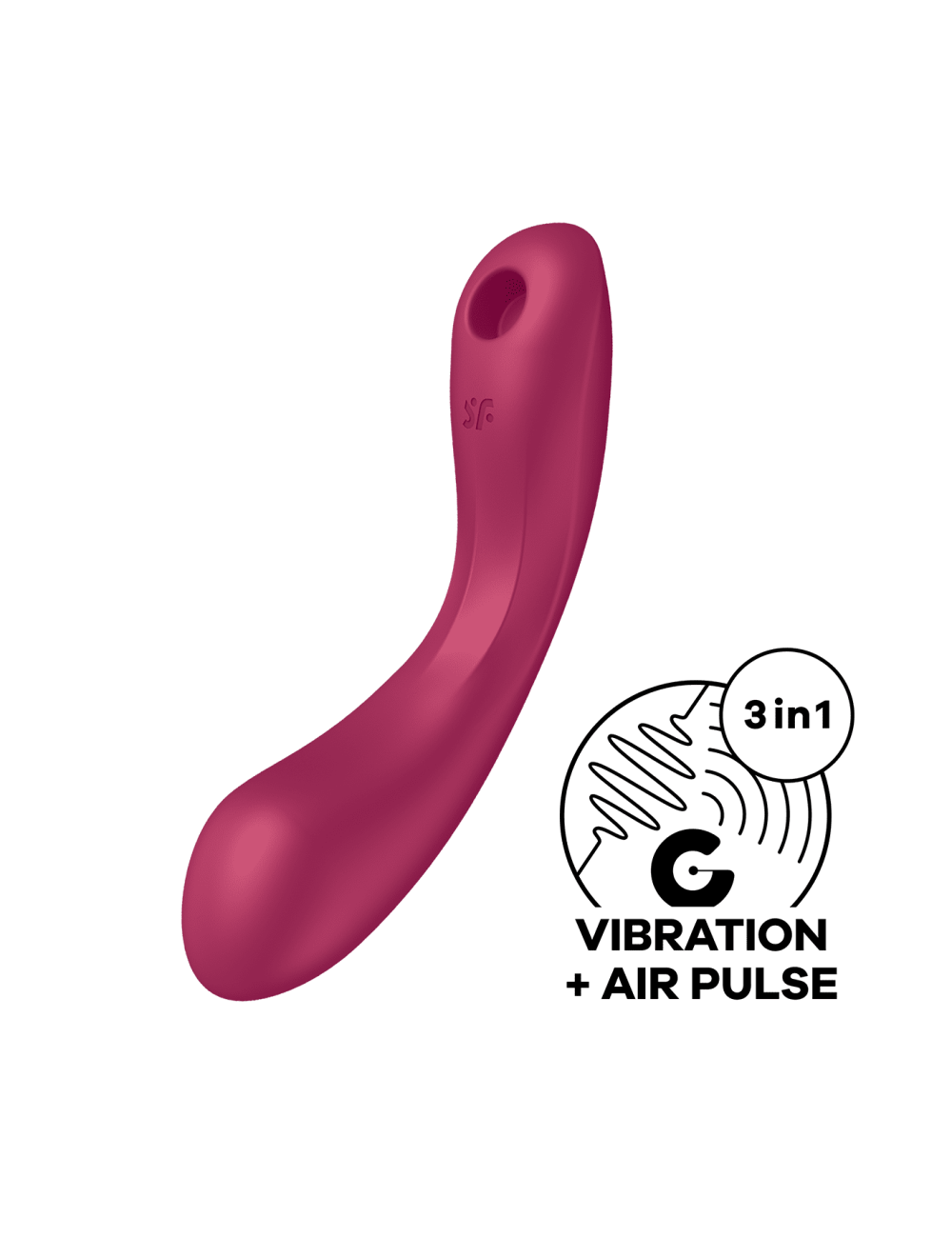 Curvy trinity 1 - 3 en 1 Rouge Satisfyer Curvy trinity 1 - 3 en 1 Rouge Satisfyer