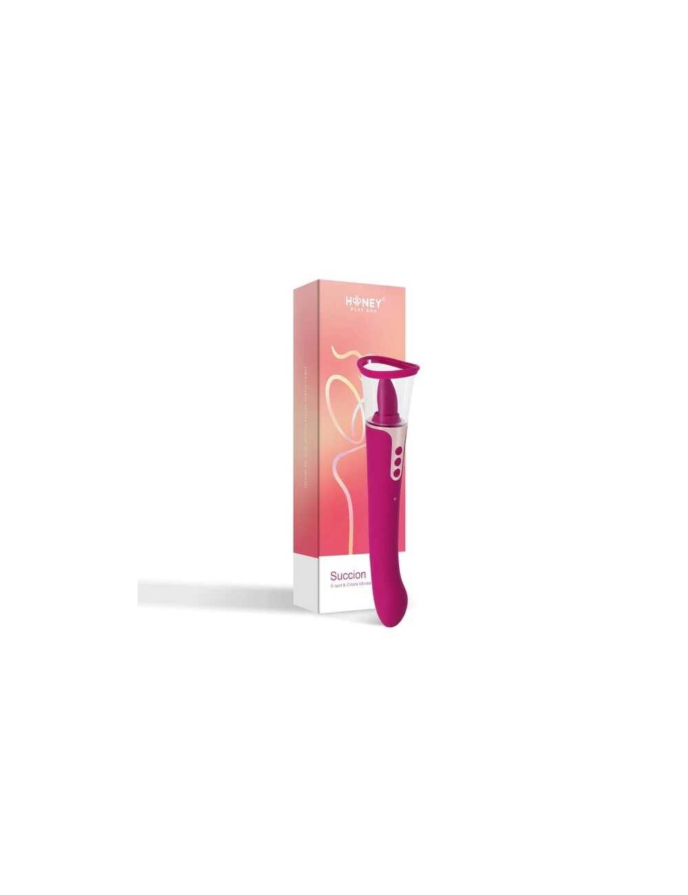 Succion - Vibromasseur 3 en 1 vibrant, léchant et Aspirant Succion - Vibromasseur 3 en 1 vibrant, léchant et Aspirant