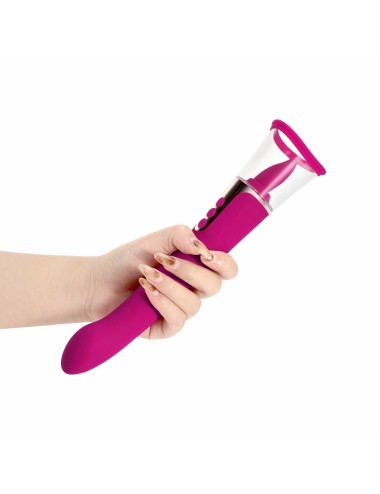 Succion - Vibromasseur 3 en 1 vibrant, léchant et Aspirant