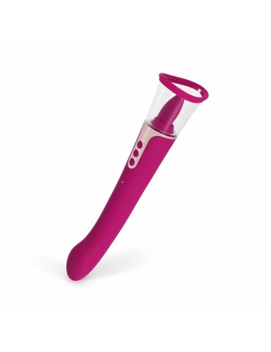 Succion - Vibromasseur 3 en 1 vibrant, léchant et Aspirant