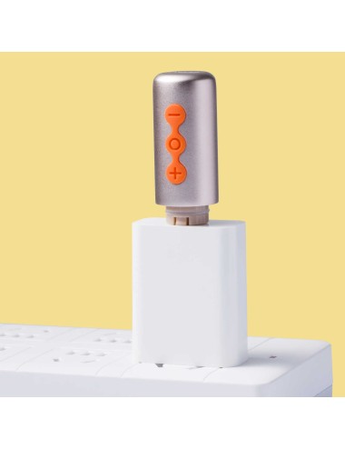 Partschinite - The naughty collection - Vibromasseur à tête interchangeable Orange