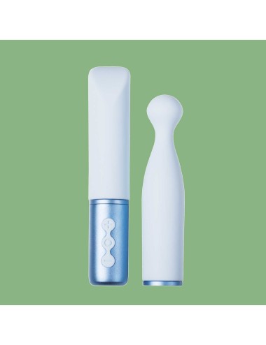 Aquamarine - The naughty collection - Vibromasseur à tête interchangeable Bleu