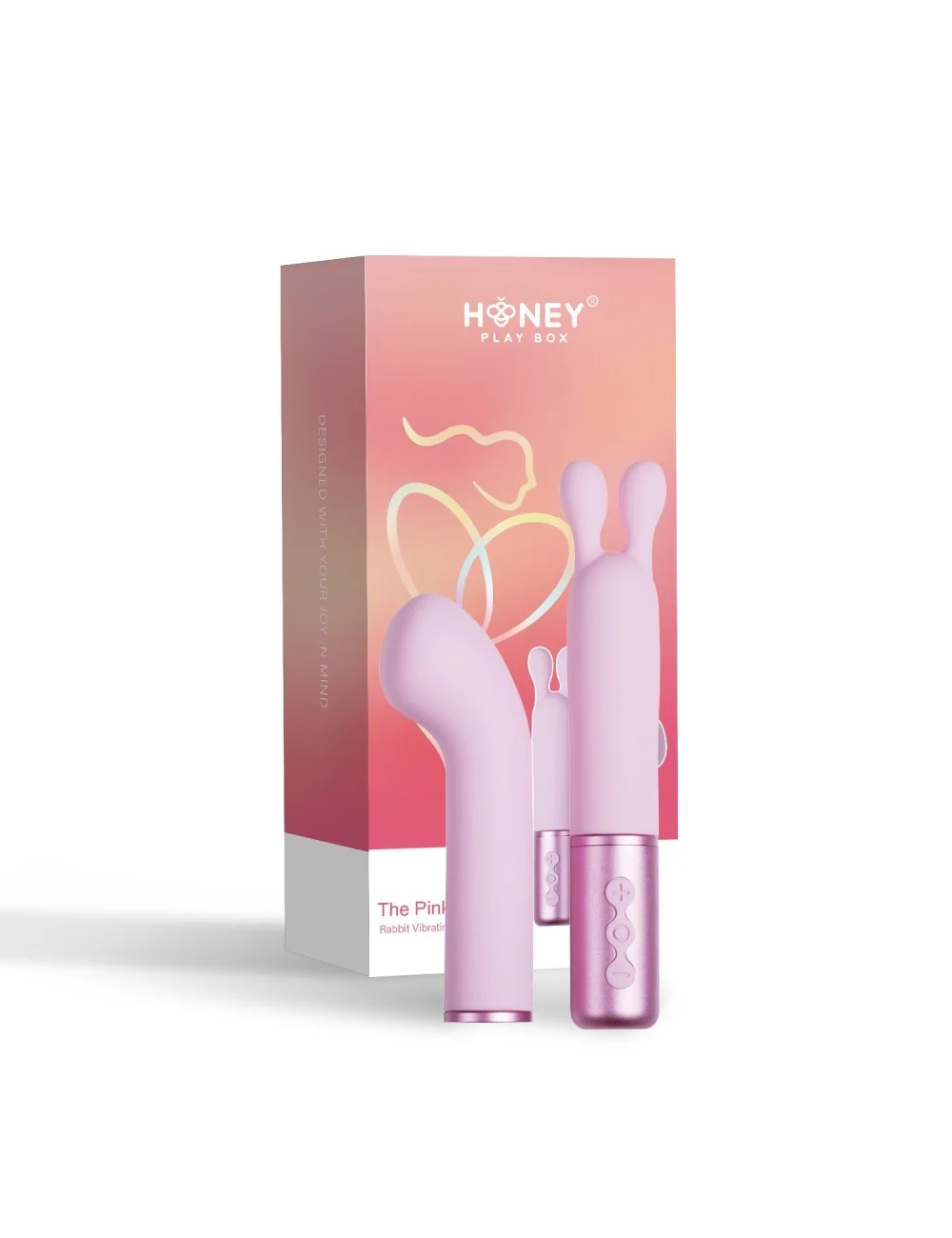Padparadscha - The naughty collection - Vibromasseur à tête interchangeable Rose Padparadscha - The naughty collection - Vibromasseur à tête interchangeable Rose