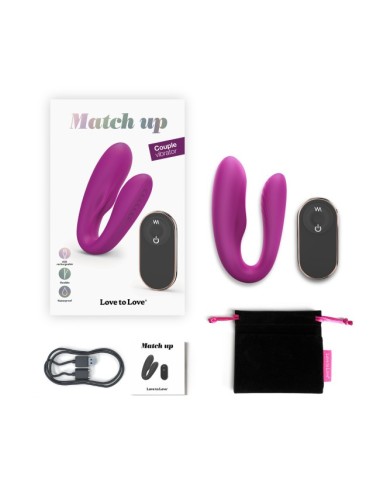 MATCH UP - Sweet Orchid - Jouet pour couple télécommandé