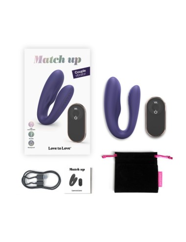 MATCH UP - Midnight Indigo - Jouet pour couple télécommandé