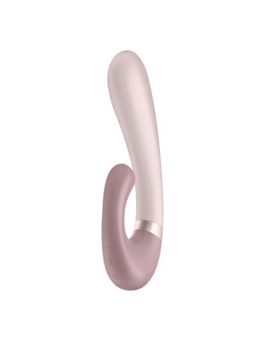 Stimulateur clitoridien et Vibromasseur point G Satisfyer Heat Wave Connect App - Mauve