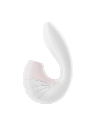 Stimulateur clitoridien et Vibromasseur point G Satisfyer Supernova - Blanc