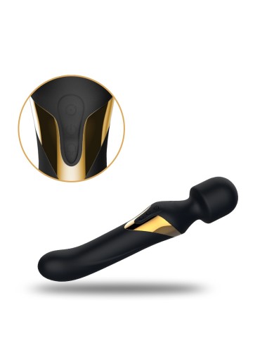 Stimulateur vibromasseur Dual Orgasms - Noir et Or