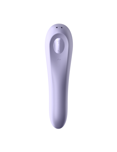 Stimulateur vibromasseur connecté Satisfyer Dual Pleasure - Mauve