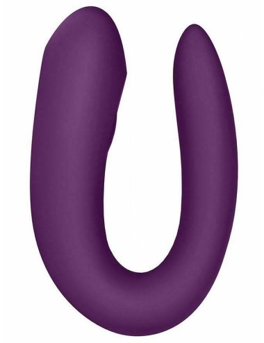Stimulateur connecté pour couple Satisfyer Double Joy - Violet