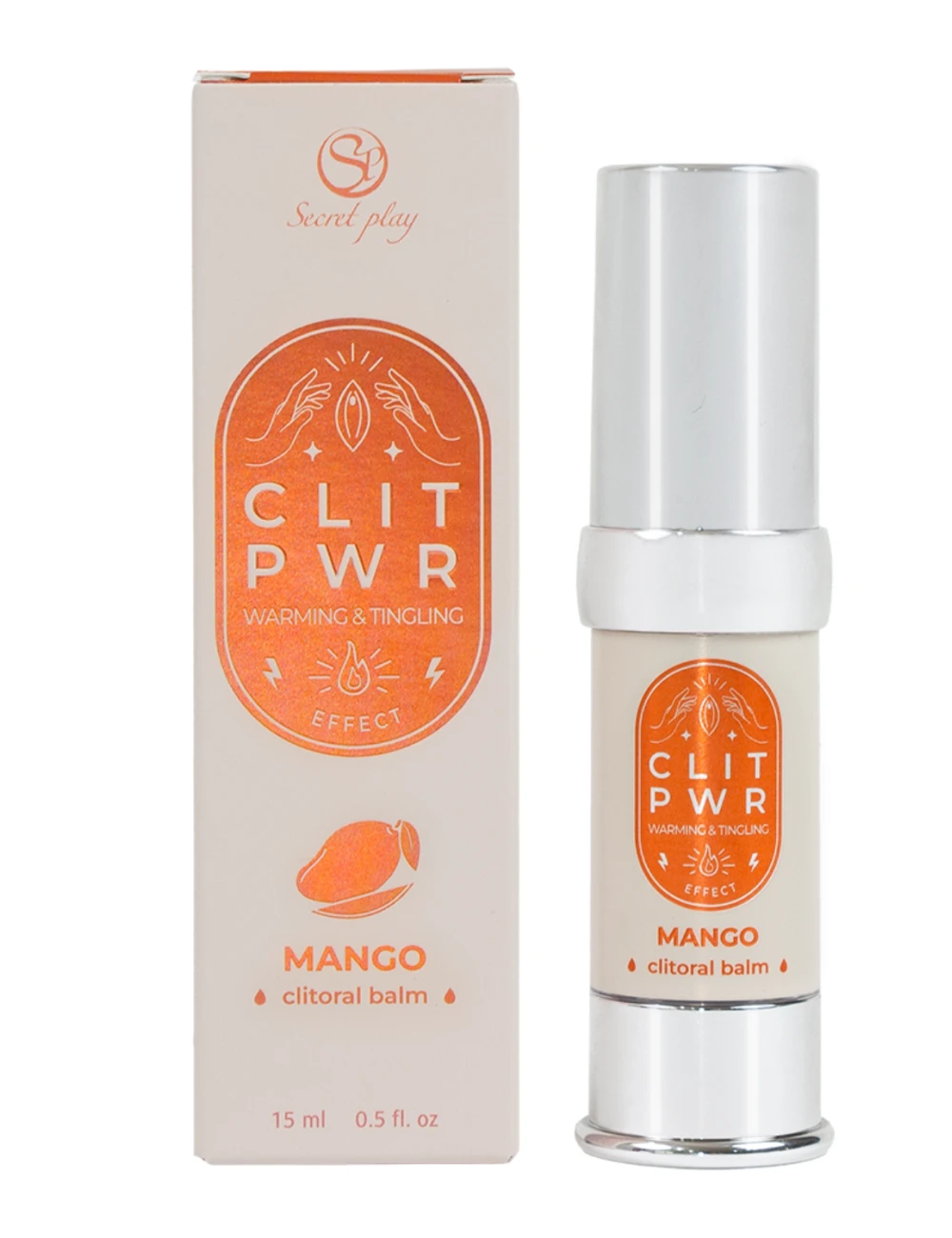 Baume stimulant chauffant pour clitoris Mangue 15ml - SP3717 Baume stimulant chauffant pour clitoris Mangue 15ml - SP3717