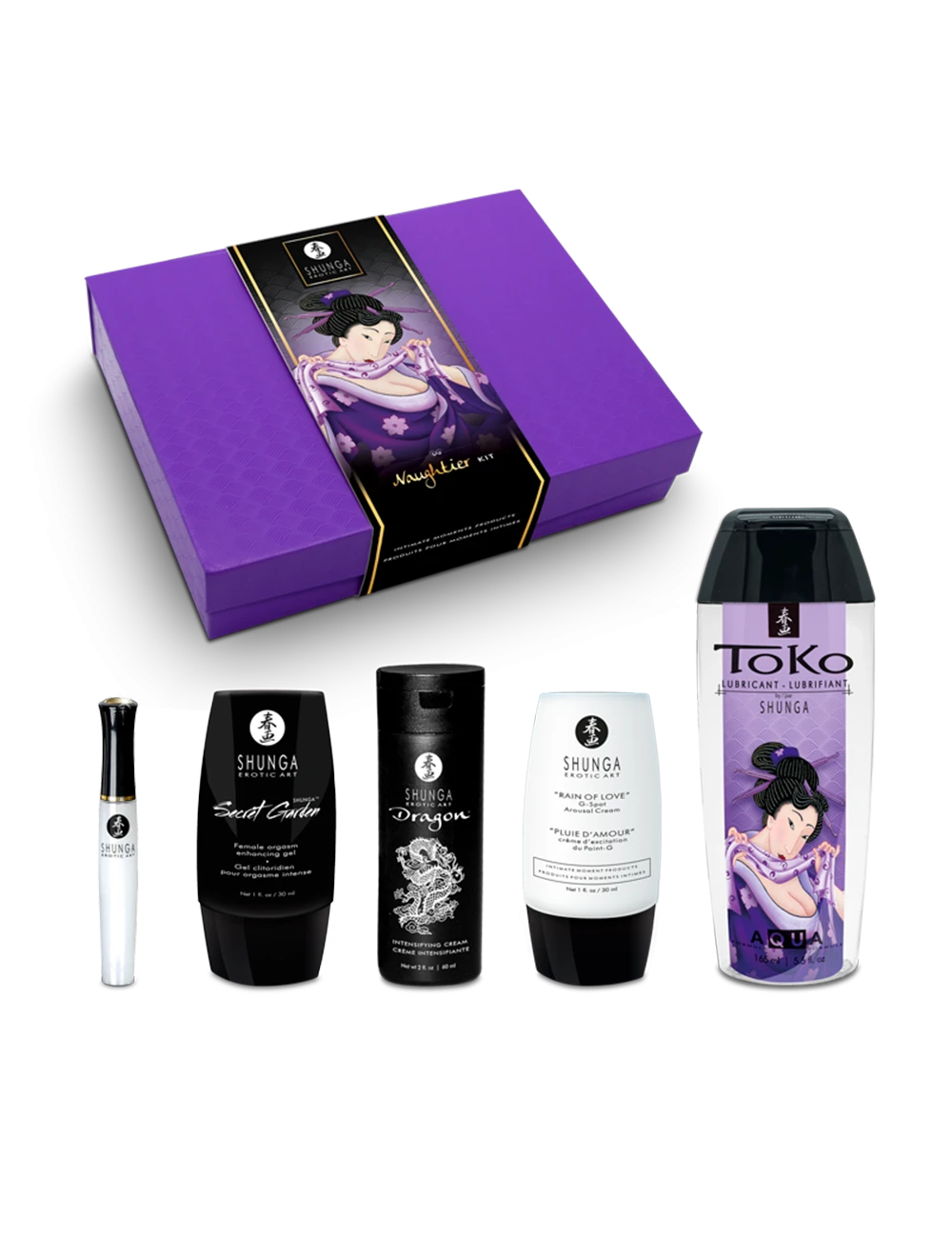 Coffret Edition Black Naughtier Geisha Shunga 5 produits - CC2104 Coffret Edition Black Naughtier Geisha Shunga 5 produits - CC2104