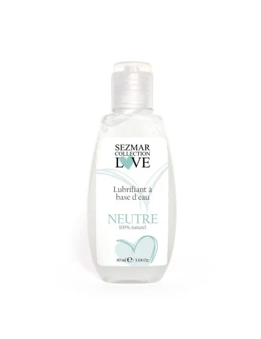 Lubrifiant à base d'eau 100% naturel Neutre 90 ml - SEZ090
