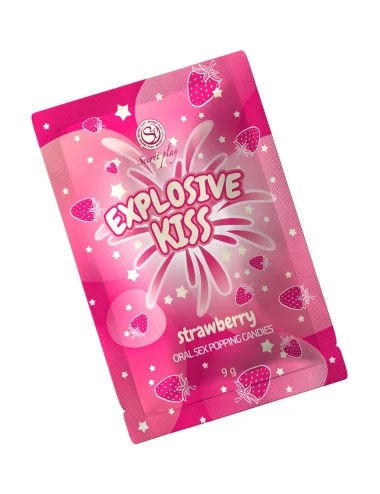 Bonbons pétillants à la fraise spécial sexe oral - SP3702