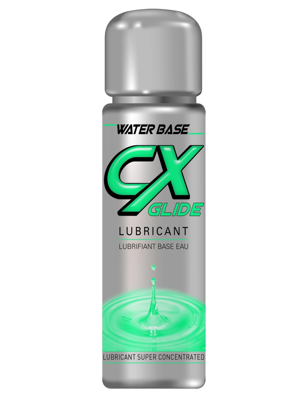 Lubrifiant à base d'eau 100 ML CX GLIDE - CC800124 Lubrifiant à base d'eau 100 ML CX GLIDE - CC800124
