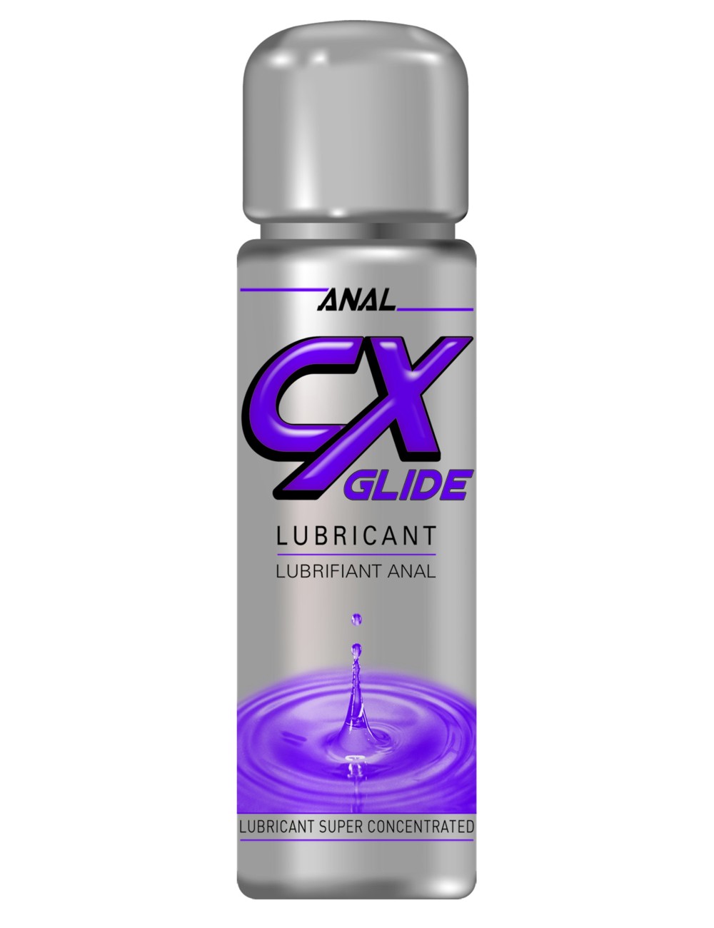 Lubrifiant anal à base d'eau 100 ML CX GLIDE - CC800127 Lubrifiant anal à base d'eau 100 ML CX GLIDE - CC800127