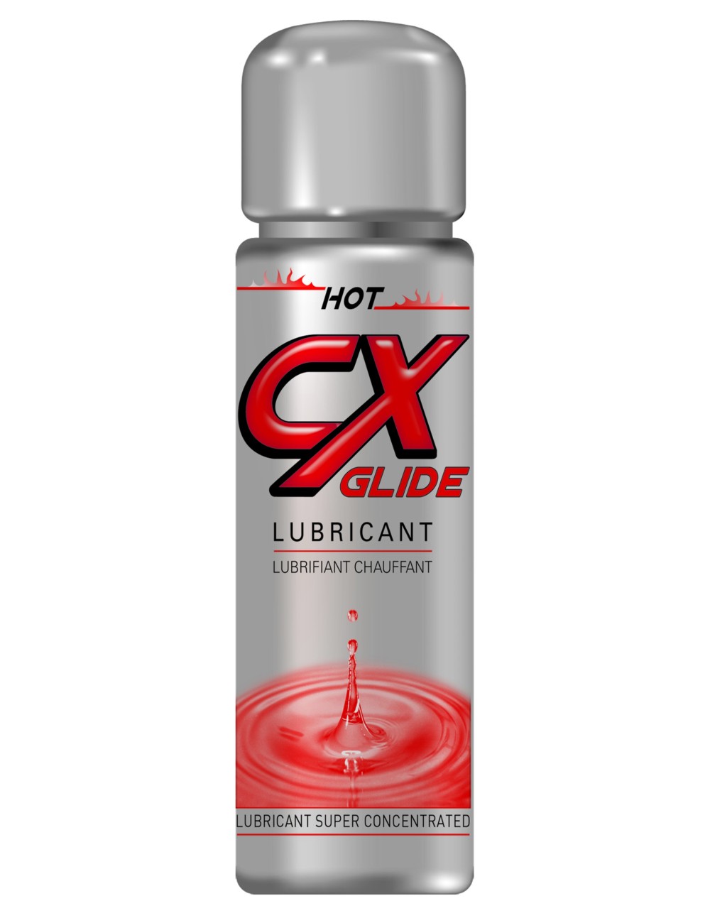 Lubrifiant chauffant à base d'eau 100 ML CX GLIDE - CC800130 Lubrifiant chauffant à base d'eau 100 ML CX GLIDE - CC800130