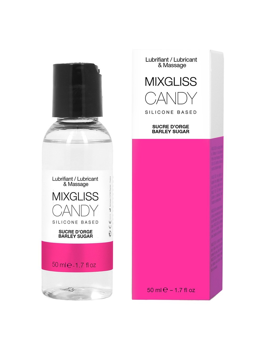 2 en 1 Lubrifiant et huile de massage silicone Mixgliss Candy Sucre d'orge 50 ML - MG2559 2 en 1 Lubrifiant et huile de massage silicone Mixgliss Candy Sucre d'orge 50 ML - MG2559