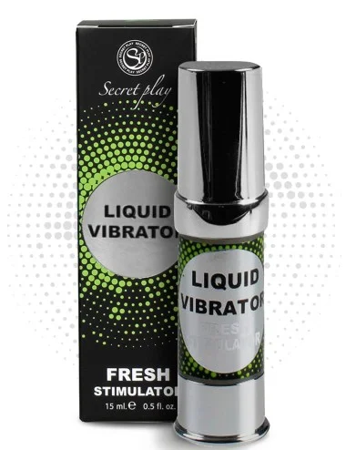 Liquide vibrant effet frais à la menthe unisexe 15ml - SP5976