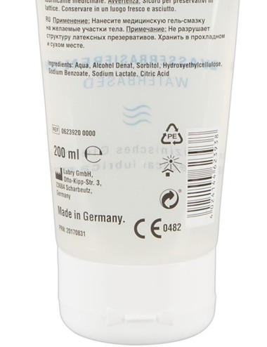 Lubrifiant à base d'eau végétalien 200ml - FS6239200000
