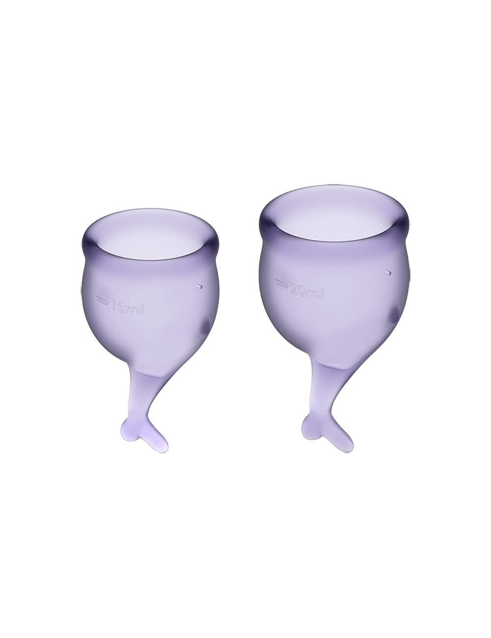 2 coupes menstruelles Satisfyer Lilas FEEL SECURE - CC597238 2 coupes menstruelles Satisfyer Lilas FEEL SECURE - CC597238