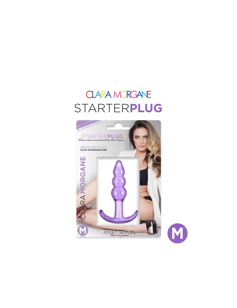 Starter plug Clara Morgane - Mauve M Starter plug Clara Morgane - Mauve M