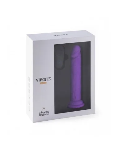 VIBROMASSEUR RÉALISTE R15 FLESH 16.5CM AVEC TÉLÉCOMMANDE violet