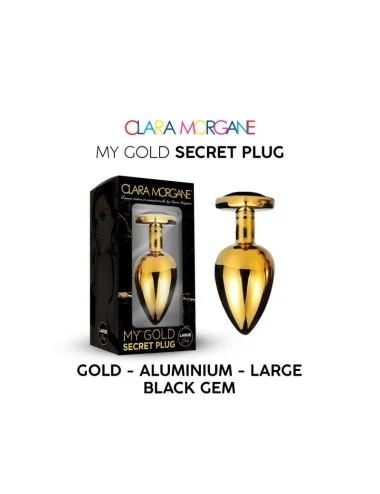My Gold Secret Plug - Noir