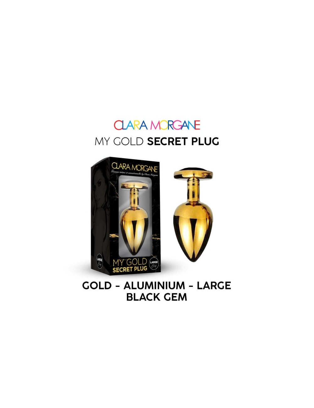 My Gold Secret Plug - Noir My Gold Secret Plug - Noir