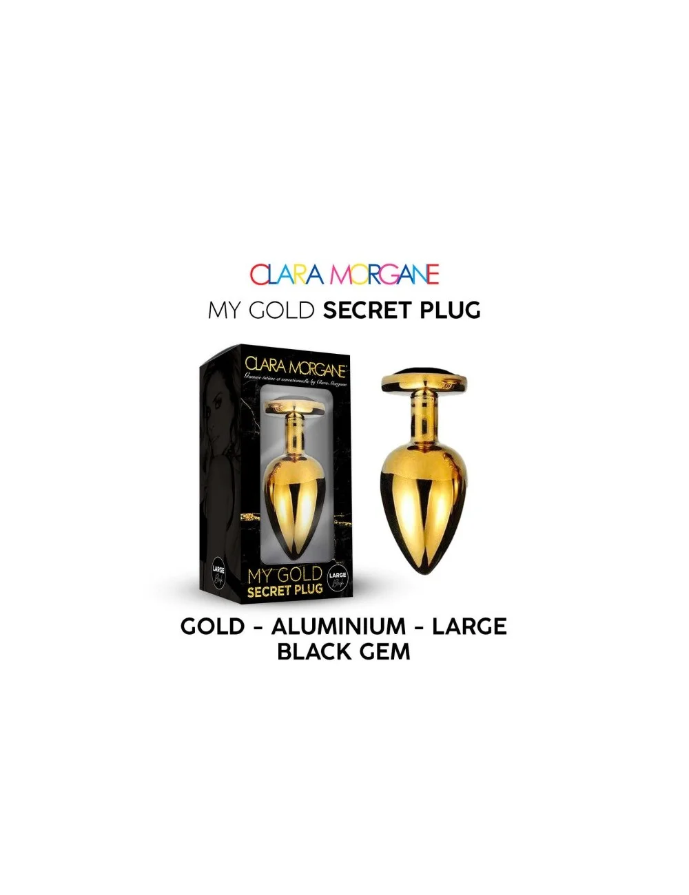 My Gold Secret Plug - Noir My Gold Secret Plug - Noir