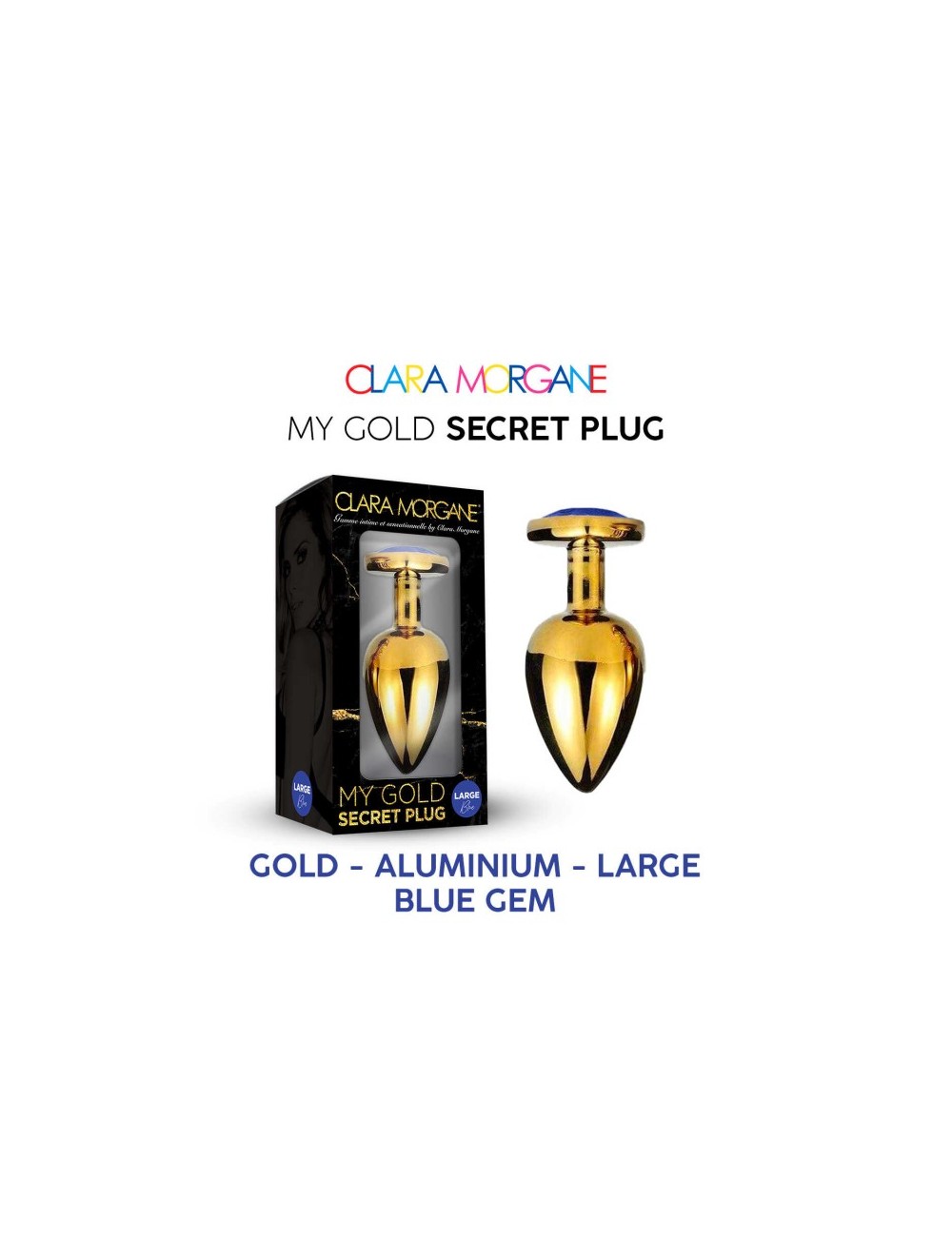 My Gold Secret Plug - Bleu My Gold Secret Plug - Bleu