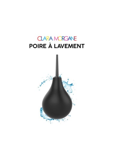 Poire à lavement Clara Morgane - Noir