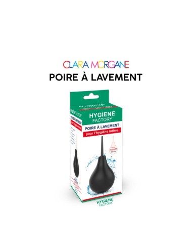 Poire à lavement Clara Morgane - Noir