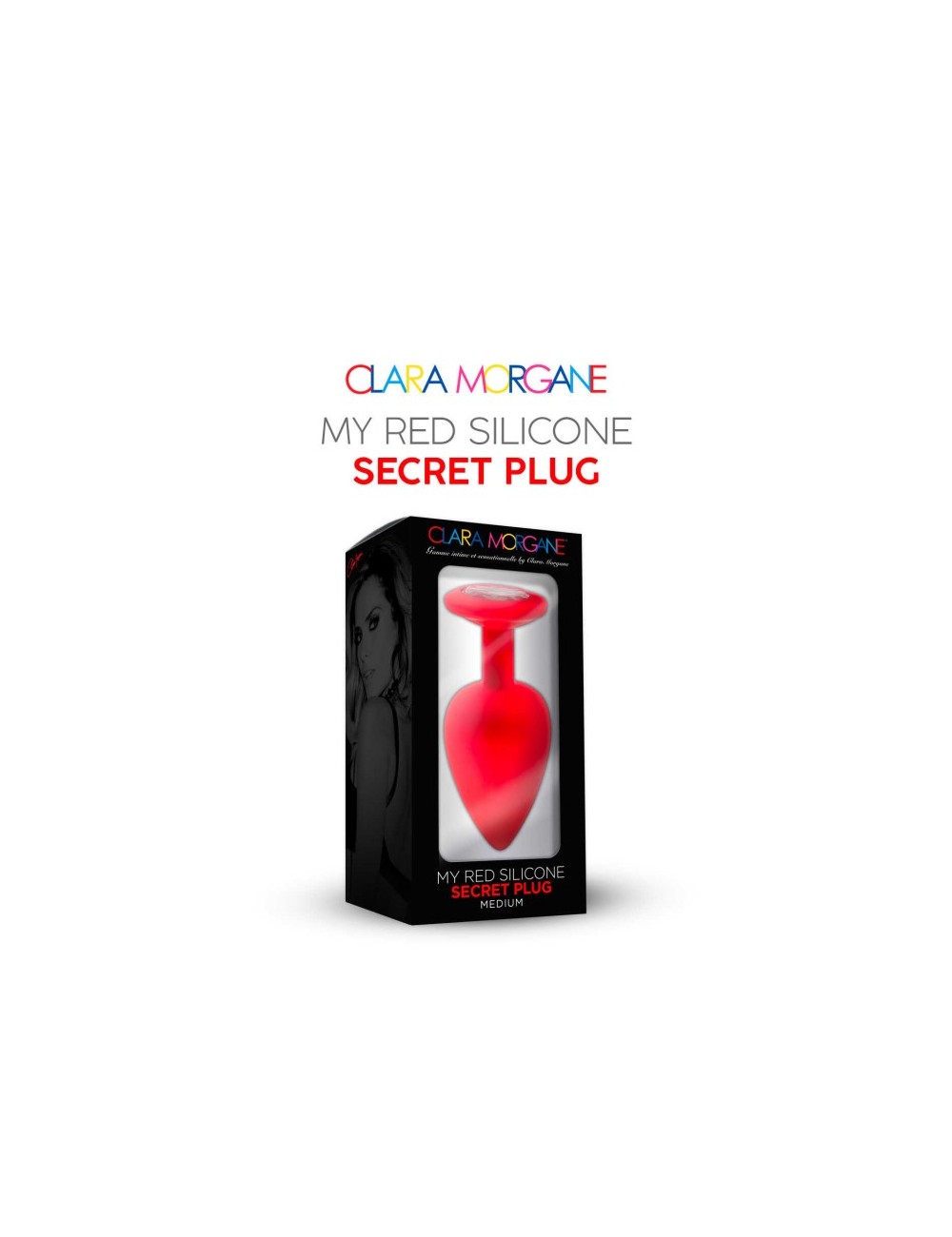 My red silicone secret plug medium My red silicone secret plug medium