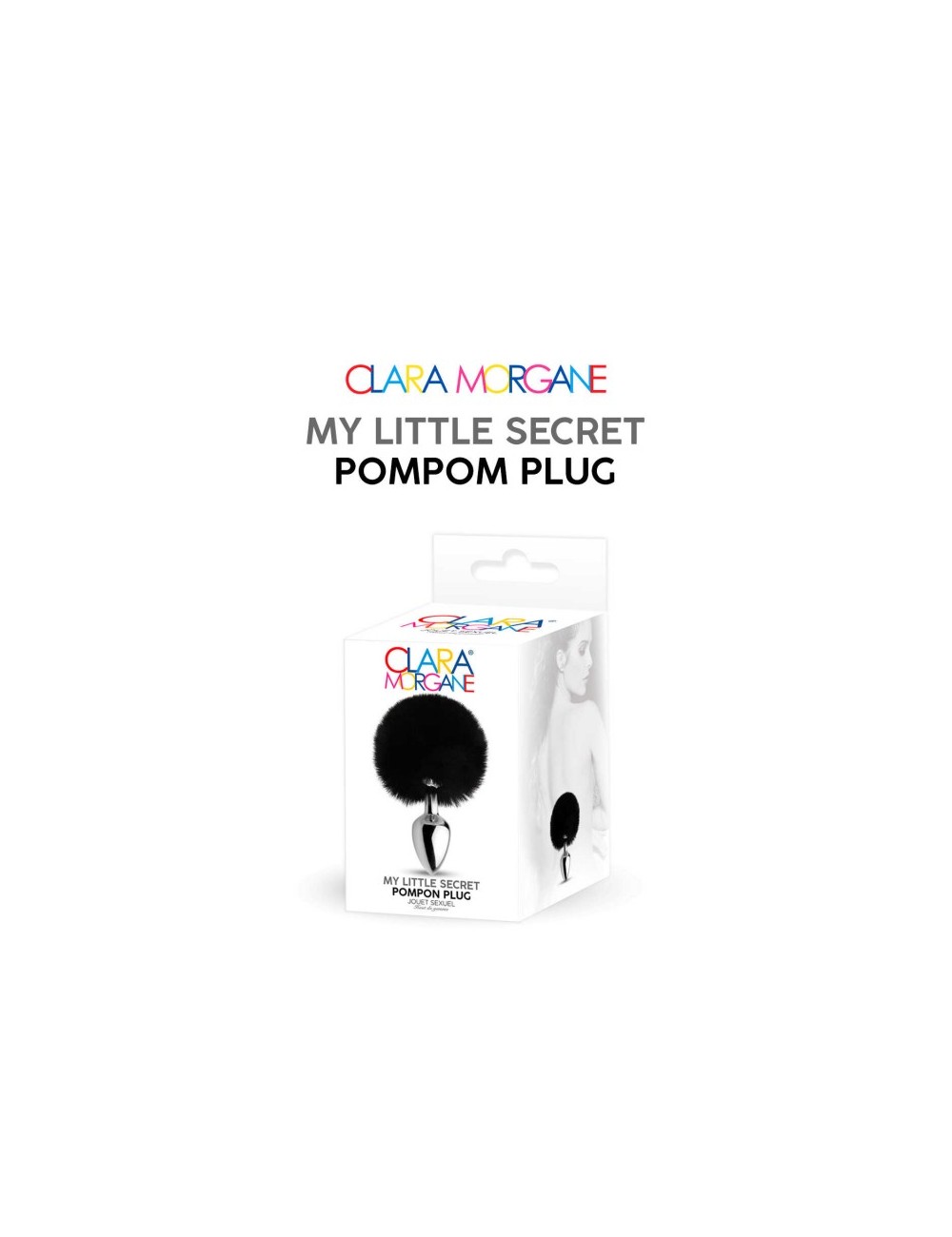 My little secret pompom plug - noir