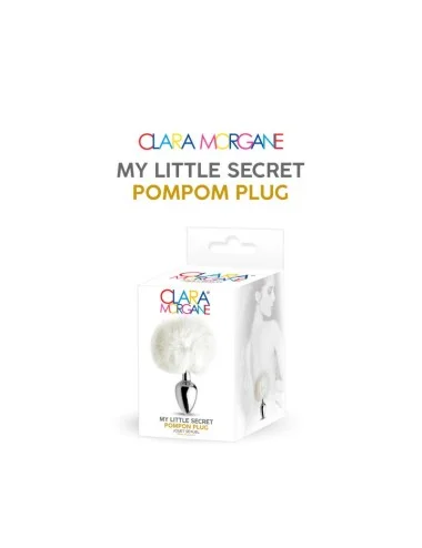 My little secret pompom plug - blanc