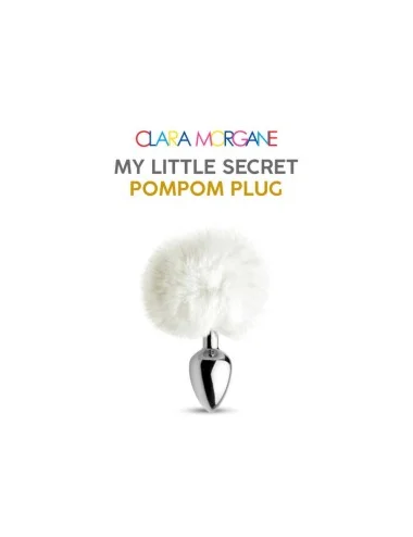 My little secret pompom plug - blanc