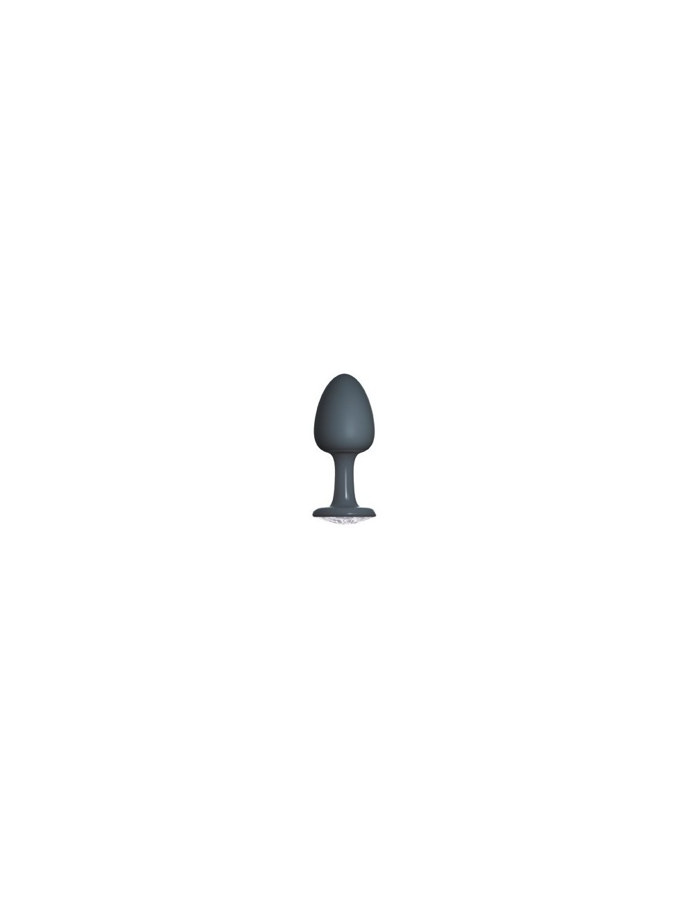 Plug Anal Bijou Geisha Diamond M - Noir et Blanc Plug Anal Bijou Geisha Diamond M - Noir et Blanc