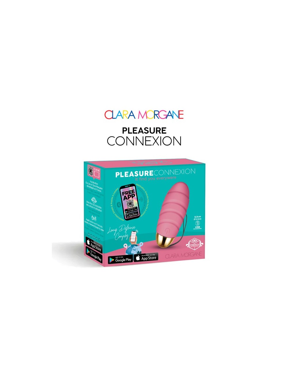 Pleasure connexion Rose - Oeuf vibrant Pleasure connexion Rose - Oeuf vibrant