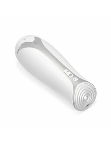 Albus masturbateur gonflable et aspirant - Blanc