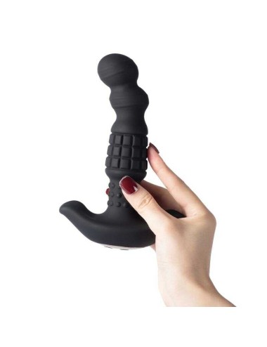 Pineapple Man - Masseur prostatique vibrant à billes roulantes - Noir