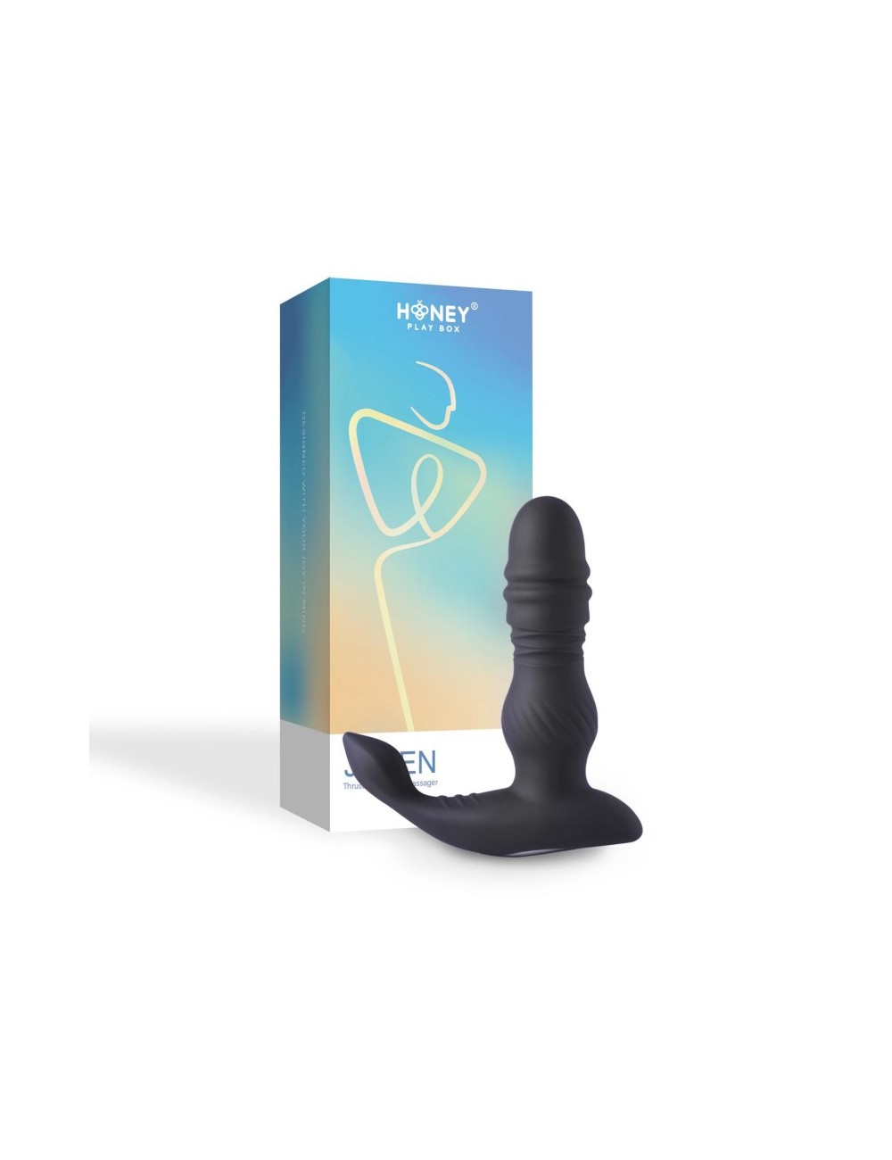 Jaden - Vibromasseur de prostate vibrant - Noir Jaden - Vibromasseur de prostate vibrant - Noir