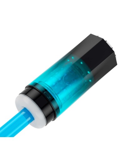 Adrian - Masturbateur automatique rotatif à eau avec lumières multicolores