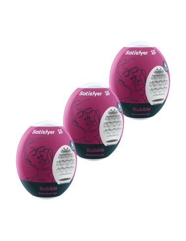 Ensemble Oeufs masturbateurs 3 pièces Bubble