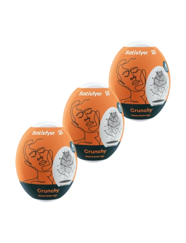 Ensemble Oeufs masturbateurs 3 pièces Crunchy